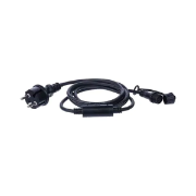 Imagine Stecher alimentare cu cablu negru 3m DD-9014