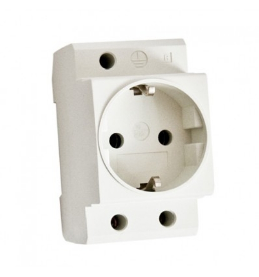 Imagine Priză pe șină SCHUKO 16A 3 MODULE DAB 32-020