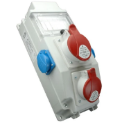 Imagine Panou de distributie ROS 5/X-18/S (2xPriza 5x32A + 2xPriza schuko), SEZ 34-518