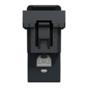 Imagine Priză unică RJ45 Cat5 UTP 1m antracit NU341054