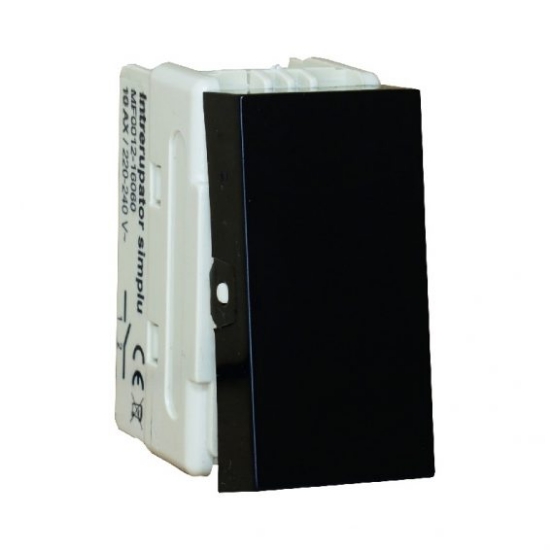 Imagine Intrerupator stil premium simplu modul negru 1101B MF0012-16060
