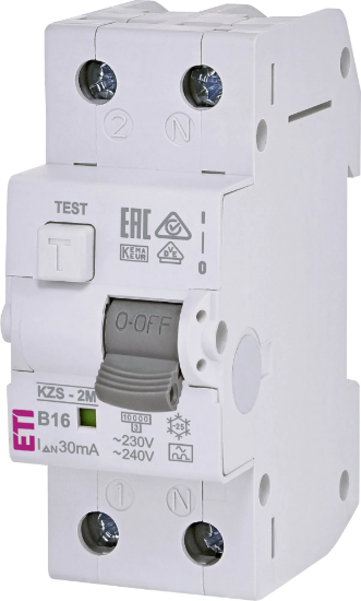 Imagine 2173204 SIGURANTA DIFERENTIALA RCBO KZS-2M A B16/0.03 ETI