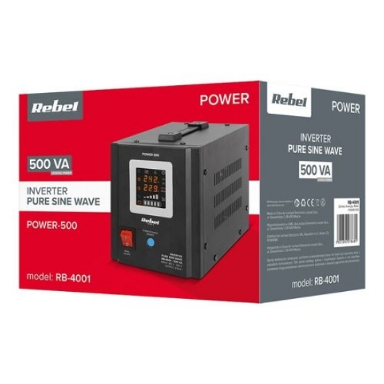 Imagine UPS Centrale SINUS PUR 500VA 300W 12V REBEL RB-4001