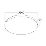 Imagine Plafoniera LED 24W 6500K IP20 D300 RND BR-BH99-00130