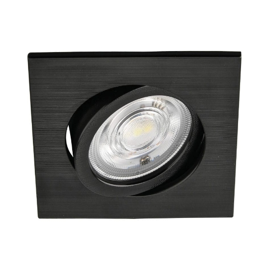 Imagine Spot LED patrat 7W DIM 3IN1 230V IP20 NEGRU ROTATIV BR-BD02-70781