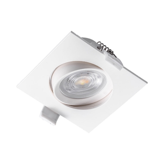 Imagine Spot LED patrat 7W 3IN1 230 IP20 Alb rotabil BR-BD02-10780