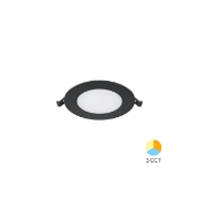 Imagine Spot LED rotund ST 6W 4INC NEGRU 3IN1 BR-BP01-30681