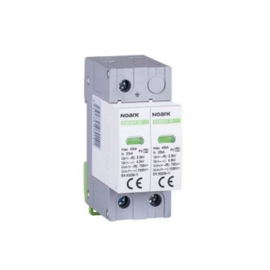 Imagine Descarcator Noark Ex9UEP clasa2 750v 2p pt sistem fotovoltaice cu impamantare (curent continu) 112902