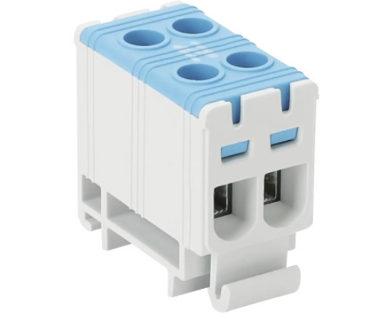 Imagine Clema ELVON CU/AL ALBASTRU 2P MONOFAZAT 2 IN 2 OUT 1.5-16MM2 42604