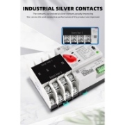 Imagine Comutator de transfer PV 4P 125A cu sina SINOTIMER ATS125-4P