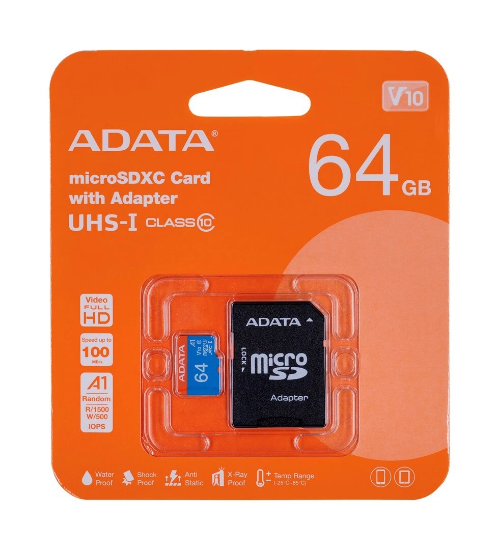 Imagine Cadr micro SDXC clasa10 64GB ADATA PLYMSD64GCL