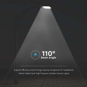 Imagine Corp de iluminat stradal LED 100W 6500K NEGRU SKU10211