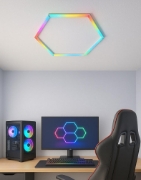 Imagine Tavan LED HONEYCOMB RGB 1 HEXAGON 950X850MM TELECOMANDA SI APP 42W II4410