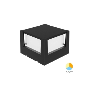 Imagine Corp de iluminat LED exterior, patrat, 15W 1450lm, 3in1 IP65 WALLS-G2 BR-BG38-01581
