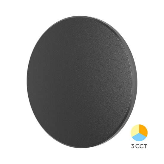 Imagine Corp led PALERMO 12W-3in1 IP65 D220mm NEGRU BR-BG37-00281