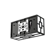 Imagine CORP LED PENTRU  PERETE-10W-3IN1-IP44-PATRAT BR-BG37-00381