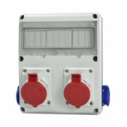 Imagine Tablou organizare santier SCAME E1 CABLAT 1X5P 16A+2XSCHUKO IP54 633.RO0091