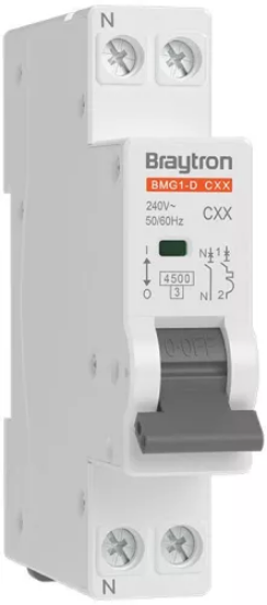 Imagine Siguranta automata 1P+N 25A B 4.5KA BRAYTRON BMG1-D BR-BY80-02125