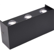 Imagine Aplica LED exterior Vector 6W 4200K 350lm IP65 negru