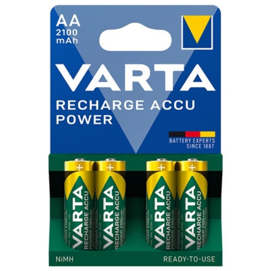 Imagine Acumulatori AA 2100MAH BLISTER 4BUC VARTA BAT0253