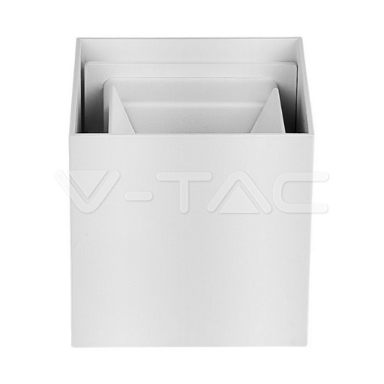 Imagine Aplica exterior VTAC NEW LED 5W 300K patrata alb 217079