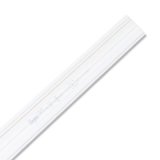 Imagine PROFIL, CAPAC SI PERETE DESPARTITOR MOSAIC 50X150 CU 2 CAPACE 65MM 2M ALB 010427