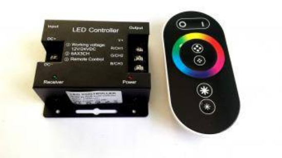 Imagine Dimmer &controler cu telecomanda 12/24V 32A RGB+W 30-381224