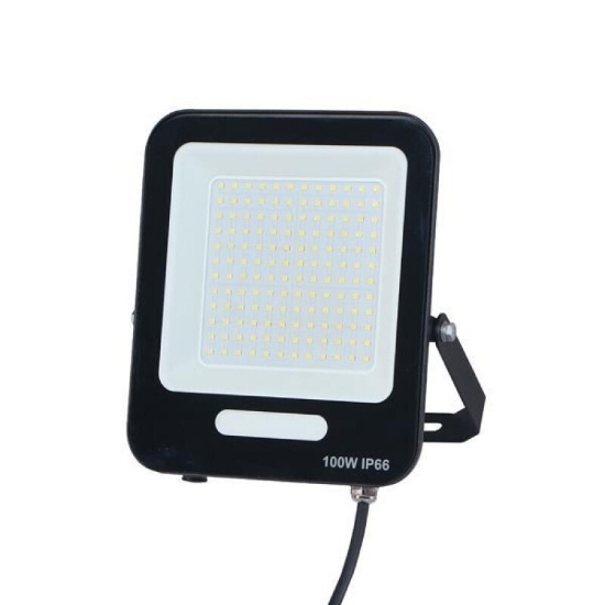 Imagine PROIECTOR CU LED-URI SMD 100W NEGRU IP66 6500K PLUS (147-69015) EUROLAMP