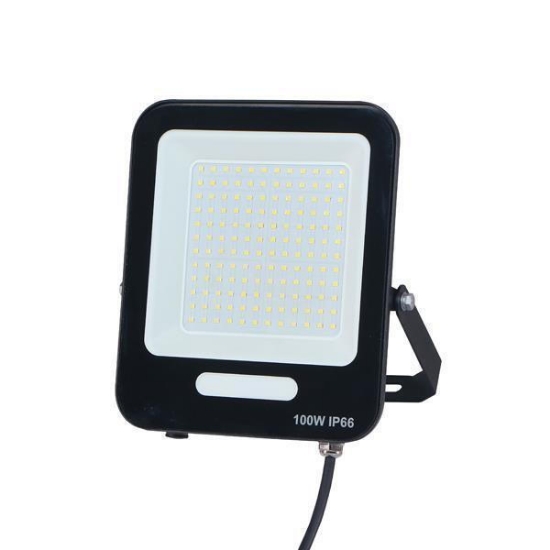 Imagine PROIECTOR CU LED-URI SMD 150W NEGRU IP66 6500K PLUS (147-69018) EUROLAMP