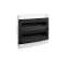 Imagine Cofret de distributie din plastic, montare incastrata, usa transparenta, IP40, 2 rânduri, 2x18 module