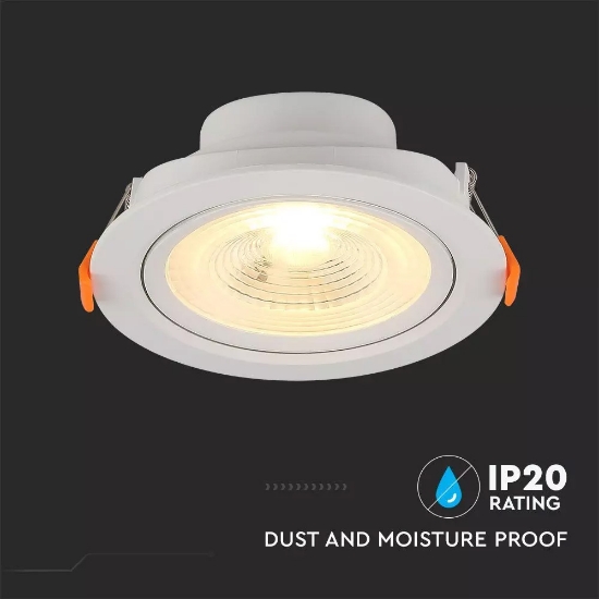 Imagine spot reglabil cu LED 7W alb / lumina calda