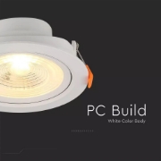 Imagine spot reglabil cu LED 7W alb / lumina calda