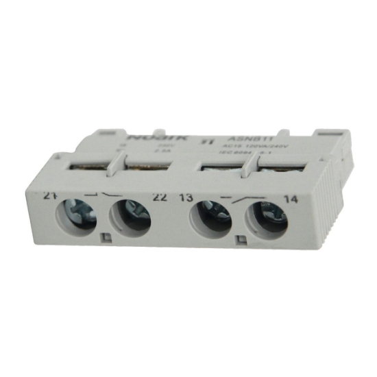 Imagine Contact auxiliar de pozitie (montaj frontal) 1NO+1NC, pentru Ex9SN