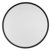 Imagine plafoniera rotunda neagra cu led 18W lumina alba 230V - IP65