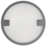 Imagine plafoniera rotunda neagra cu led 18W lumina alba 230V - IP65