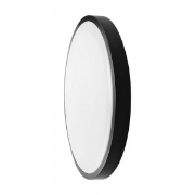 Imagine plafoniera rotunda neagra cu led 18W lumina alba 230V - IP65