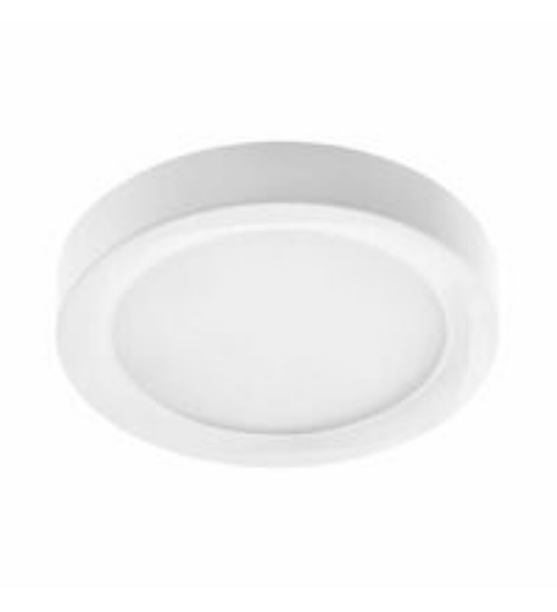 Imagine plafoniera rotunda alba cu led 18W & senzor de prezenta-lumina alba - IP54