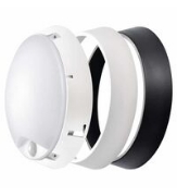 Imagine plafoniera rotunda alba cu led 18W & senzor de prezenta-lumina alba - IP54