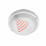 Imagine plafoniera rotunda alba cu led 18W & senzor de prezenta-lumina alba - IP54