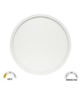 Imagine plafoniera rotunda alba cu led 18W & senzor de prezenta-lumina alba - IP54