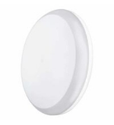 Imagine plafoniera rotunda alba cu led 18W & senzor de prezenta-lumina alba - IP54