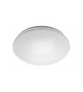 Imagine plafoniera rotunda alba cu led 18W & senzor de prezenta-lumina alba - IP54