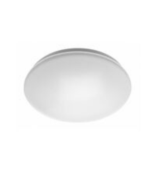 Imagine plafoniera rotunda alba cu led 18W & senzor de prezenta-lumina alba - IP54