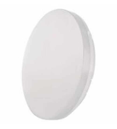 Imagine plafoniera rotunda alba cu led 18W & senzor de prezenta-lumina alba - IP54