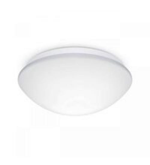 Imagine plafoniera rotunda alba cu led 18W & senzor de prezenta-lumina alba - IP54