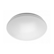 Imagine plafoniera rotunda alba cu led 18W & senzor de prezenta-lumina alba - IP54