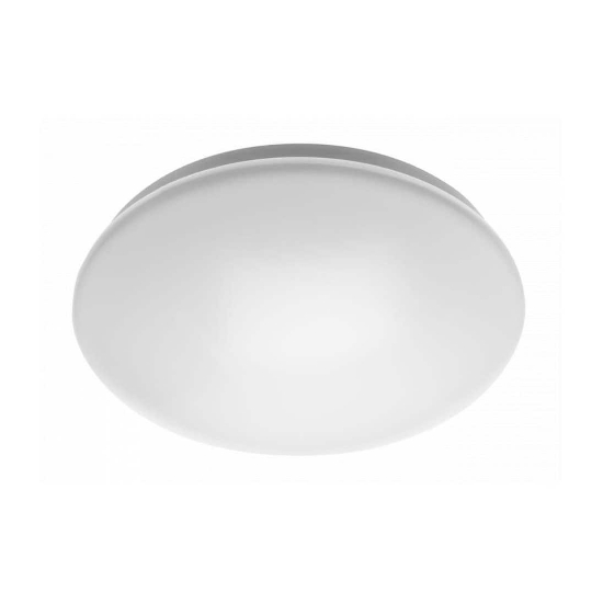 Imagine plafoniera rotunda alba cu led 18W & senzor de prezenta-lumina alba - IP54