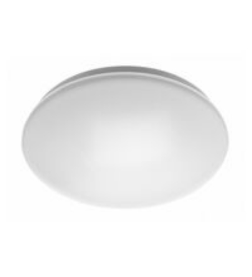 Imagine plafoniera rotunda alba cu led 18W & senzor de prezenta-lumina alba - IP54