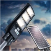 Imagine Proiector SOLAR cu LED si TELECOMANDA 300W L.ALBA IP65 grafit