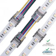 Imagine CONECTOR PENTRU BANDÃ LED COG RGB FARA CABLU (10mm)